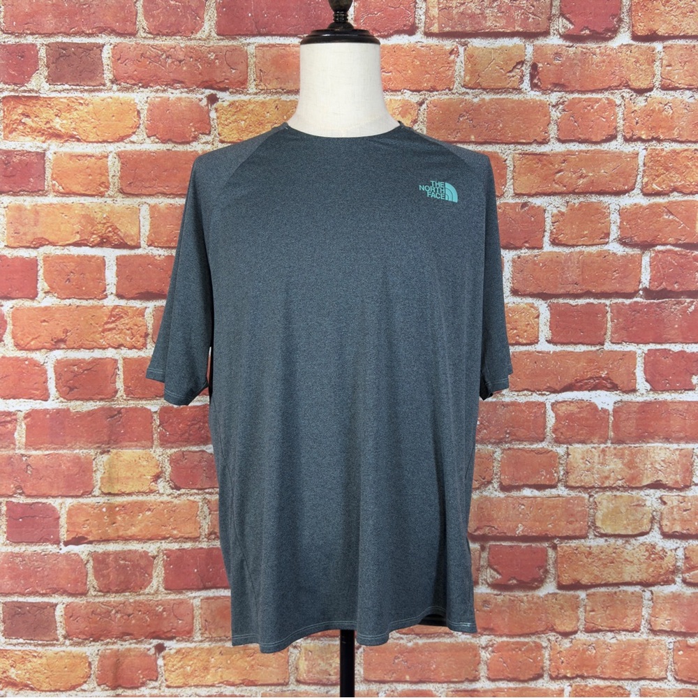 The North Face Men's Activewear Charcoal‎ Short Sleeve Tee Size XXL Wicking